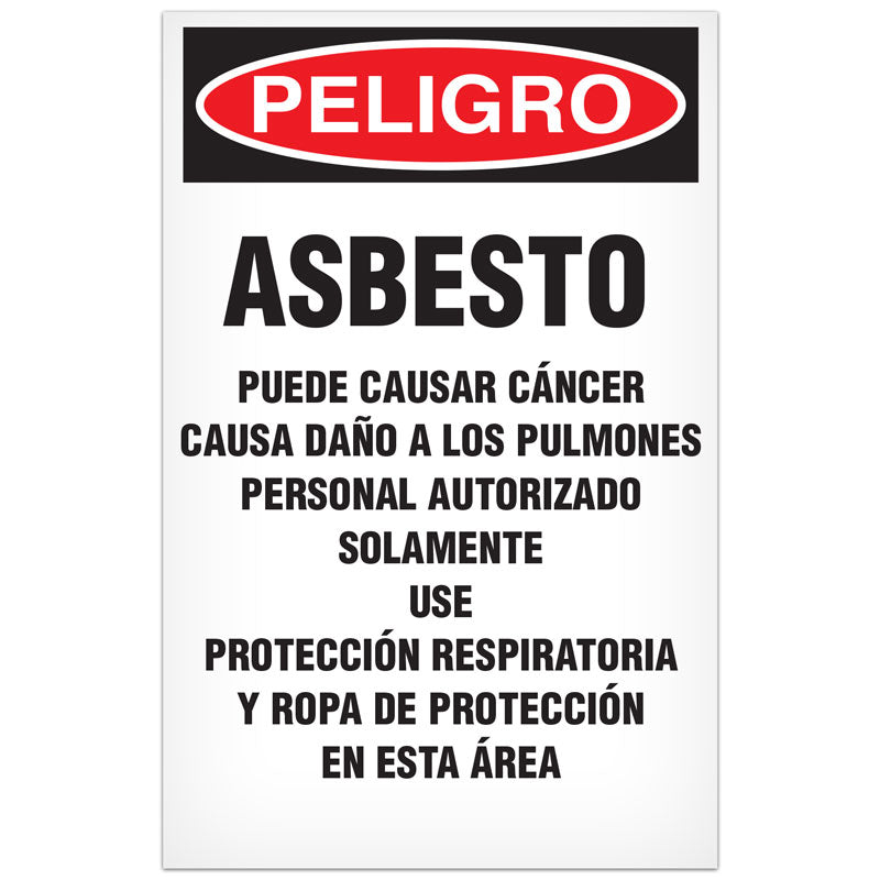 Paper Disposable Abatement Signs (100/pkg) 11 in x 17 in