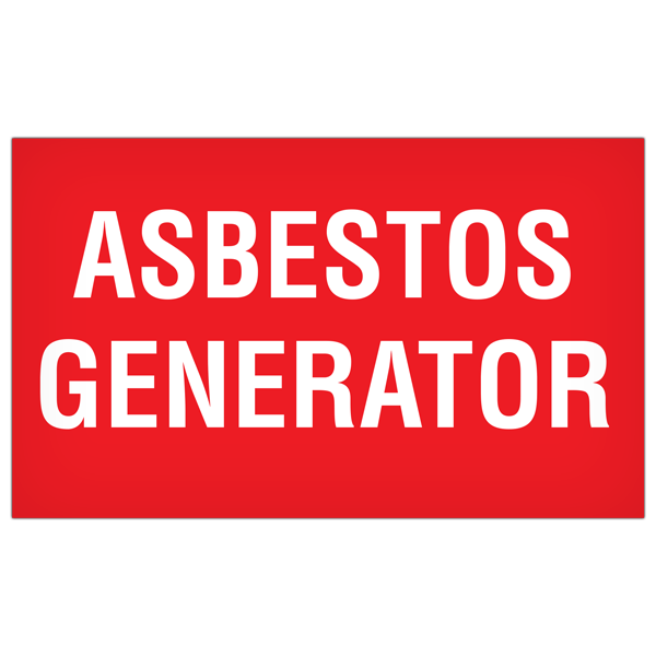 Hazardous Material Abatment Waste Label (5 in x 3 in) 500 /roll