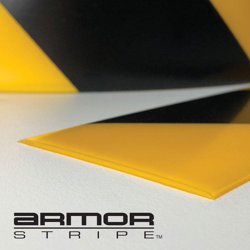 ArmorStripe™ Hazard Stripe High Traffic Ultra-Durable Heavy Duty Warehouse Adhesive Floor Marking Tape (100 ft)