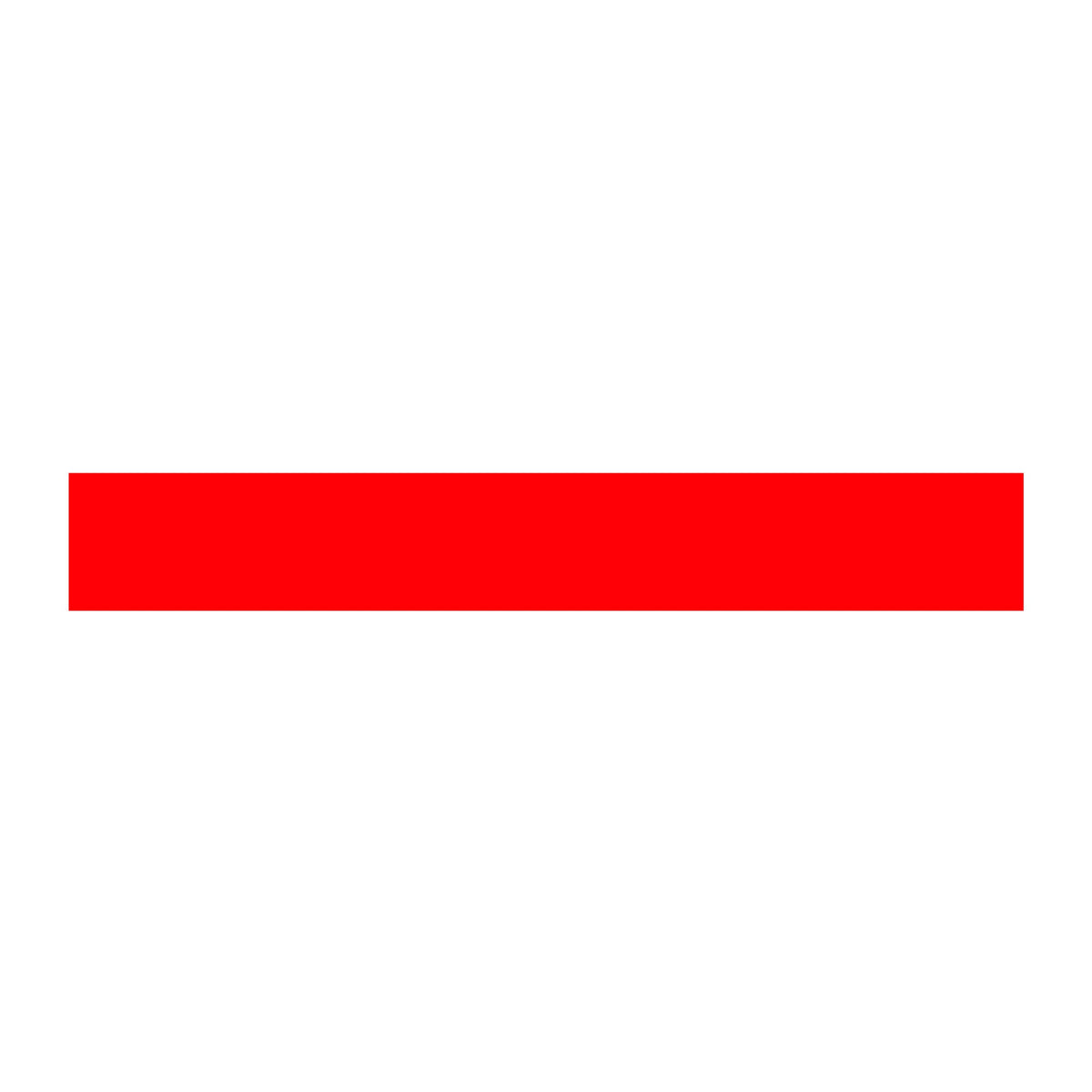 BT1067 Plain Red Barricade Message Safety Tape (3 in x 1,000 ft) 12 /case - Price per Roll