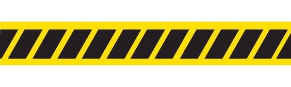 BT1031 Hazard Stripe Yellow/black Barricade Message Safety Tape (3 in x 1,000 ft) 12 /case - Price per Roll