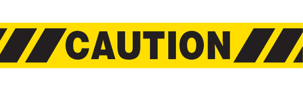 BT1040 Yellow/Black Hazard Stripe CAUTION Barricade Message Safety Tape (3 in x 1,000 ft) 12 /case - Price per Roll