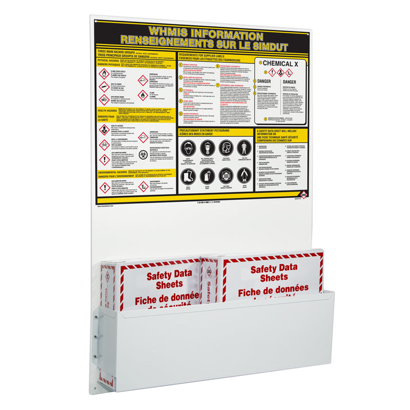 GHS WHMIS Bilingual English/French Information Station with Binder(s)