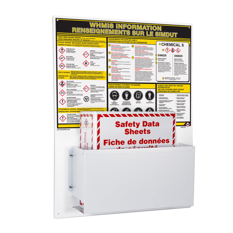 GHS WHMIS Bilingual English/French Information Station with Binder(s)