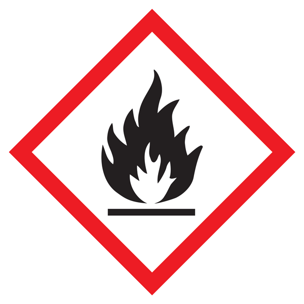 Large HAZMAT WHMIS GHS Hazard Class Pictogram symbol Adhesive Labels on a Roll (500 /roll)