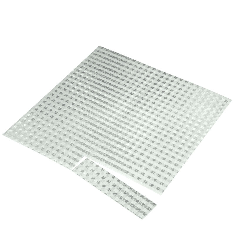 Prismatic Engineer Grade Hard Hat Adhesive Reflector Decals (16 /pkg) 1 in x 4 in