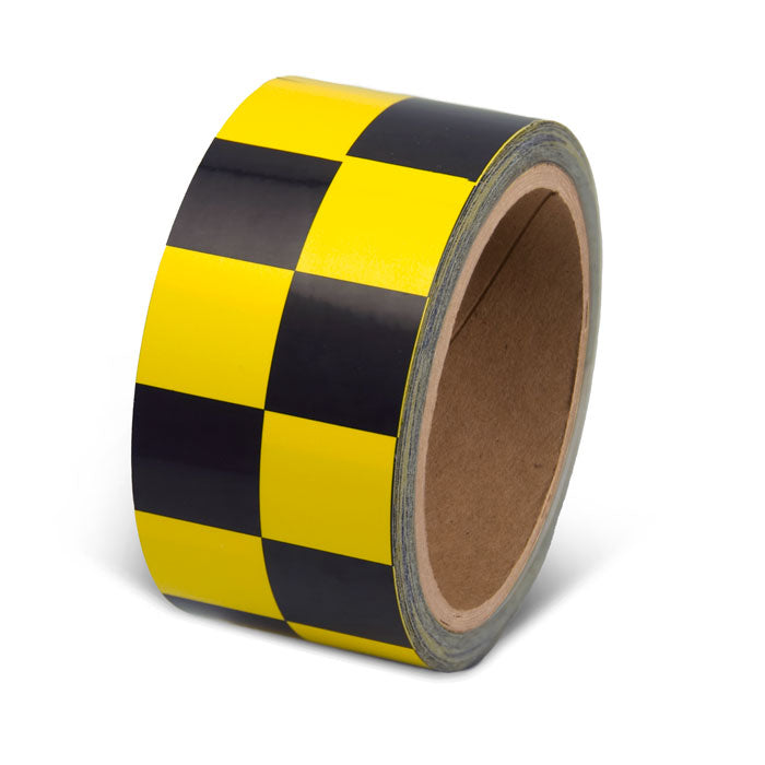 Laminated Adhesive Checkerboard Pattern Marking Tape (54 ft)