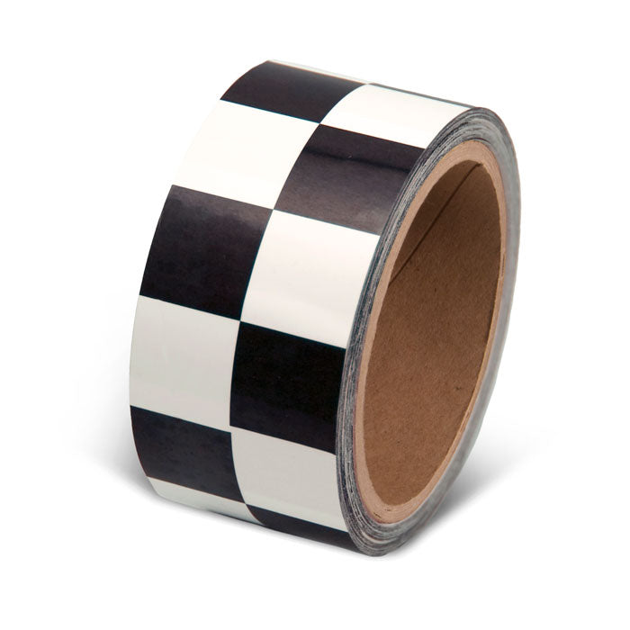 Laminated Adhesive Checkerboard Pattern Marking Tape (54 ft)