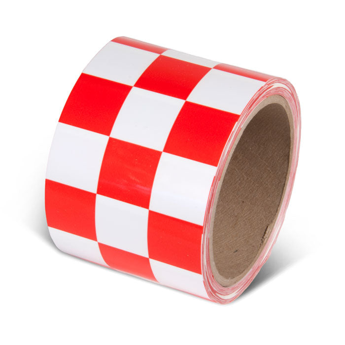 Laminated Adhesive Checkerboard Pattern Marking Tape (54 ft)