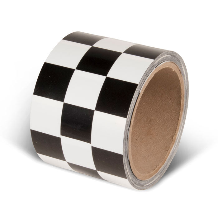 Laminated Adhesive Checkerboard Pattern Marking Tape (54 ft)