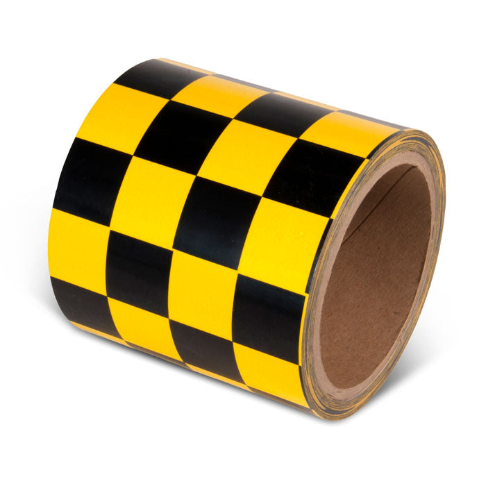 Laminated Adhesive Checkerboard Pattern Marking Tape (54 ft)