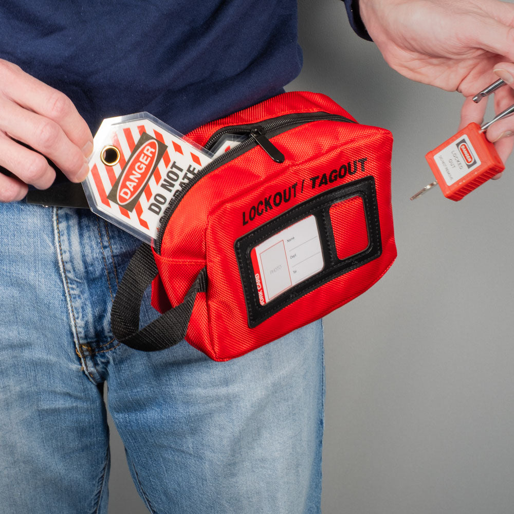 LT110KIT Lockout/Tagout Personal Tool Bag (3 lock) with Accessories