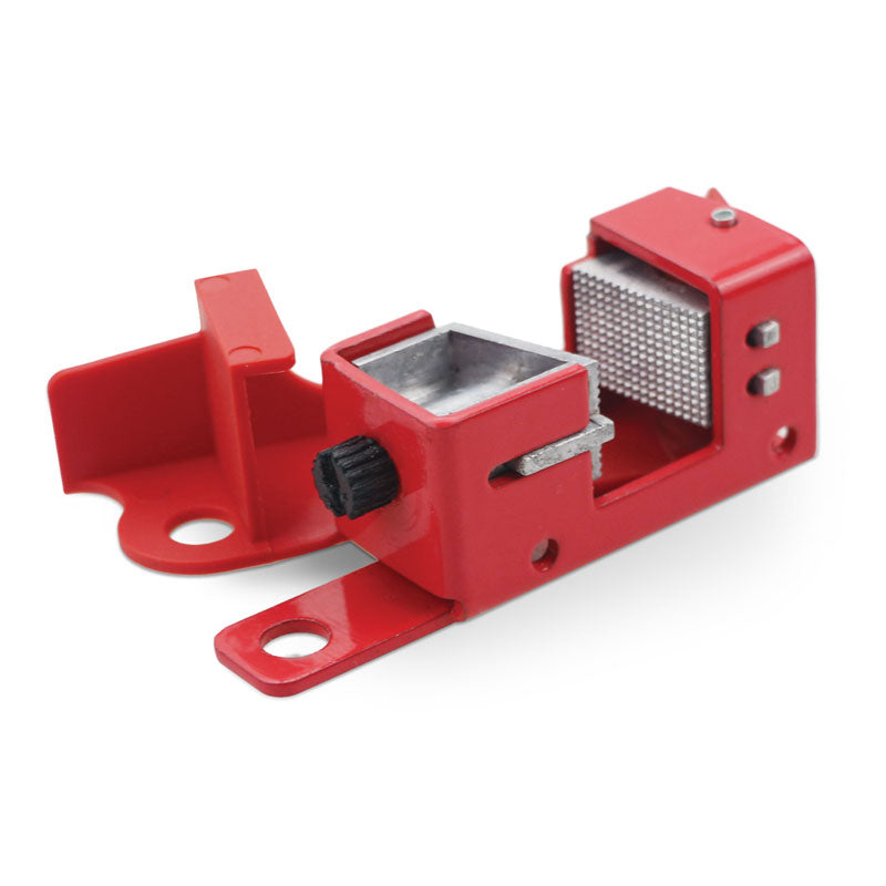 Red Medium 120V and 240V Circuit Breaker Lockout/Tagout Units