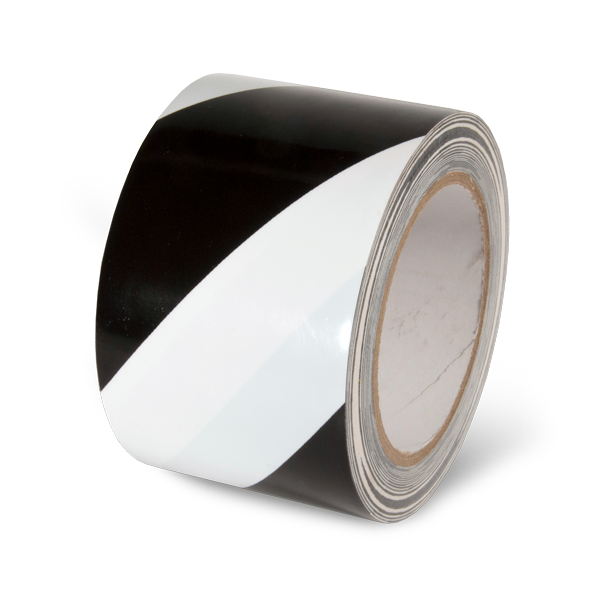 Laminated Adhesive Hazard Stripe Marking Tape (54 ft)