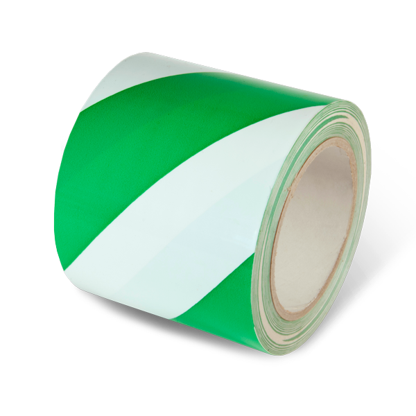Laminated Adhesive Hazard Stripe Marking Tape (54 ft)