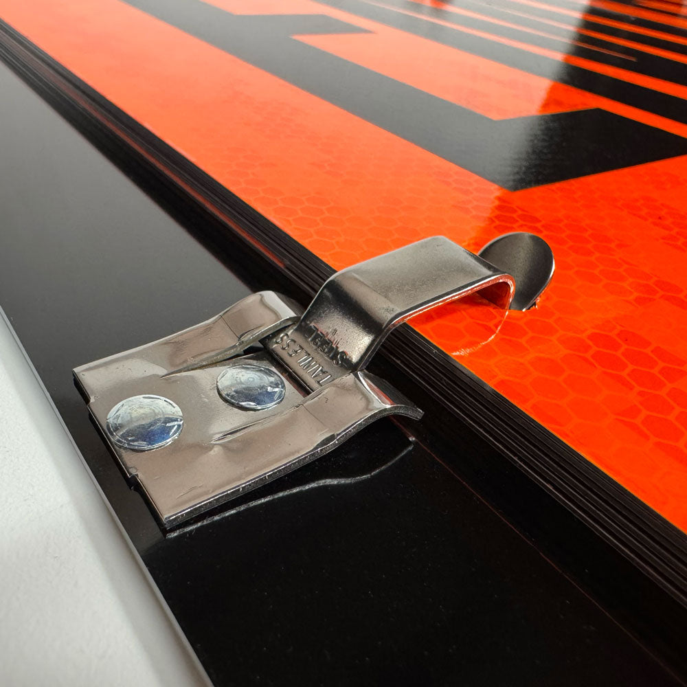 Aluminum Reflective Military Fire Hazard Division Ident-O-Flip™ Signs