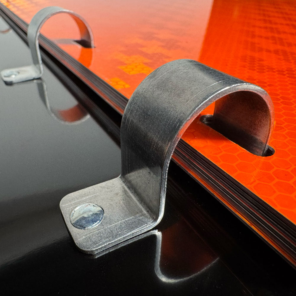 Aluminum Reflective Military Fire Hazard Division Ident-O-Flip™ Signs