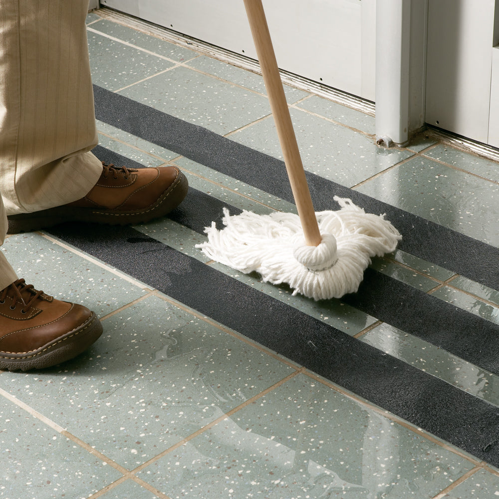 Gator Grip® Mopper's Friend Black Mop Friendly Roll Anti-Slip Grip Traction Tape