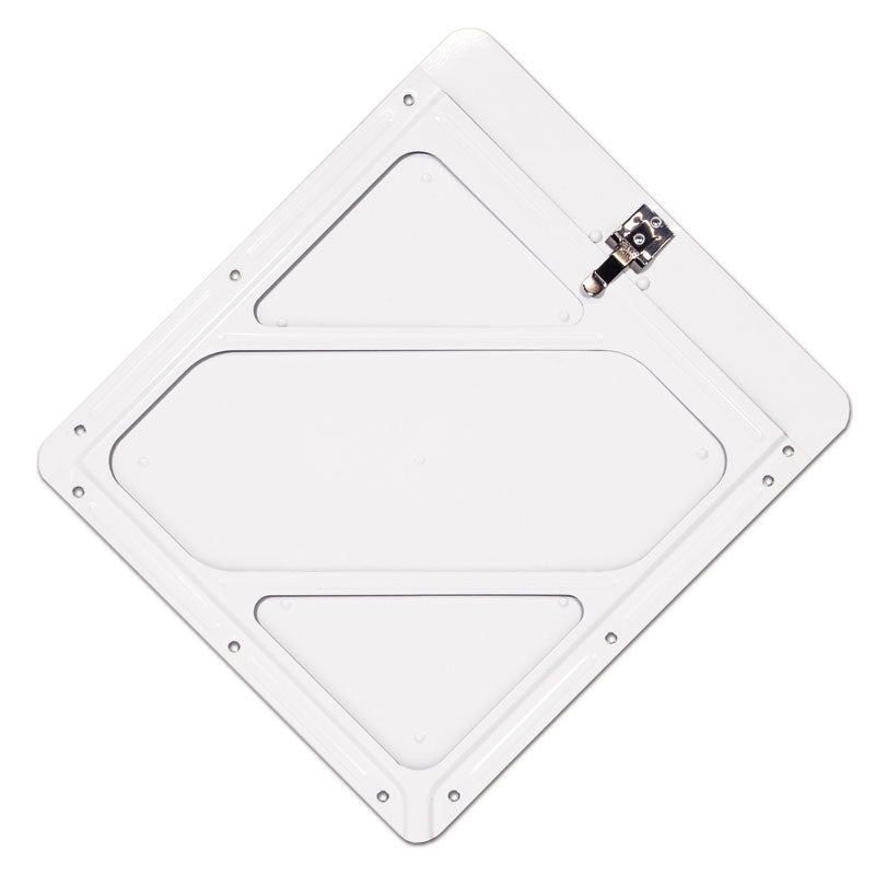 Premium White Aluminum Tagboard and Rigid Plastic Placard Holder