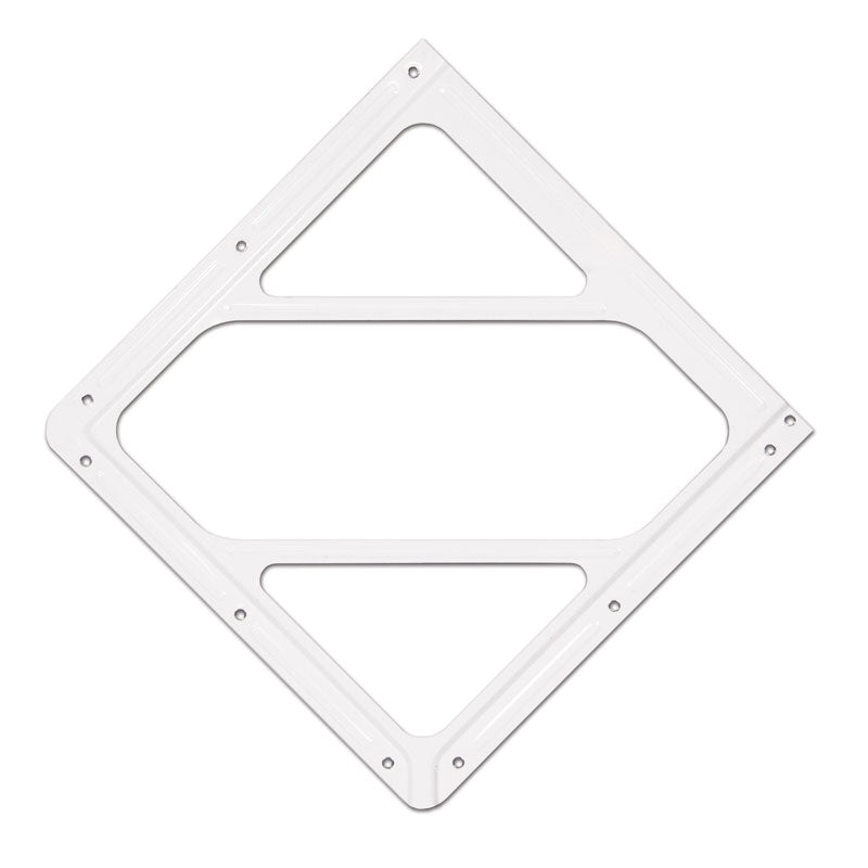Premium White Aluminum Tagboard and Rigid Plastic Placard Holder