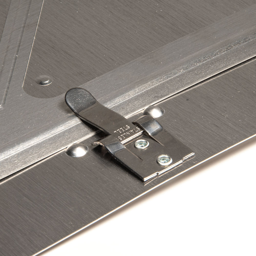 PHCLIP Stainless Steel Low Profile Replacement spring clips for Flip Placards (100 /package)