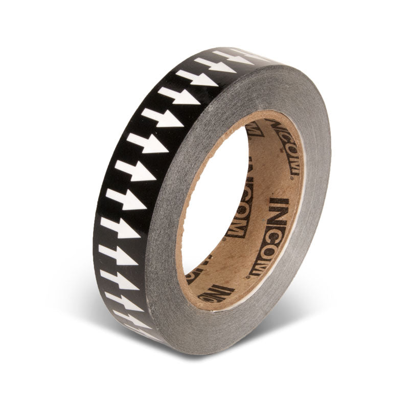 Pipe Marker Adhesive Directional Flow Arrows on a roll (108 ft)