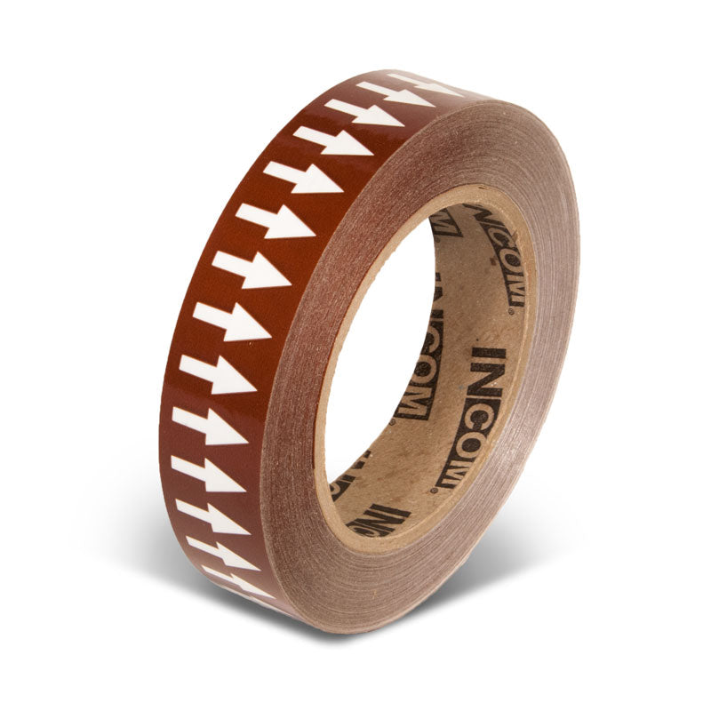 Pipe Marker Adhesive Directional Flow Arrows on a roll (108 ft)