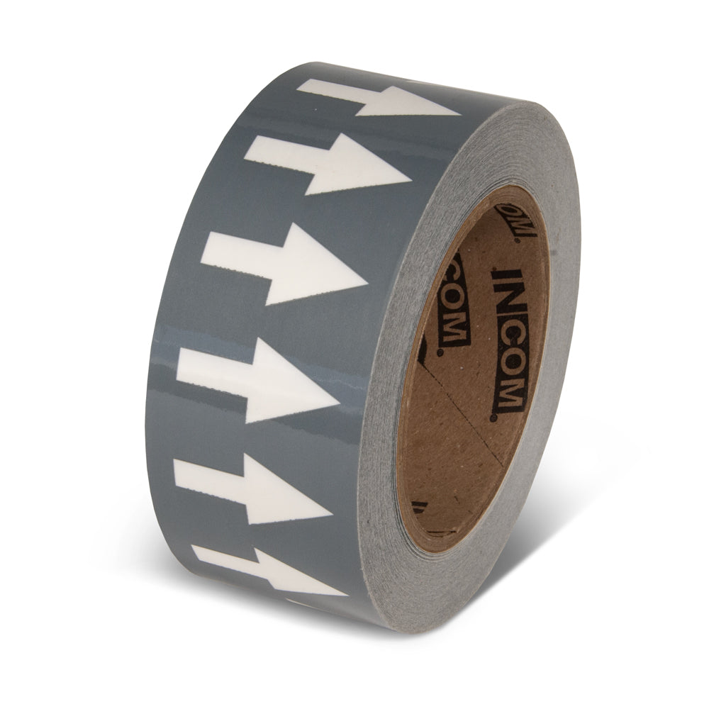 Pipe Marker Adhesive Directional Flow Arrows on a roll (108 ft)