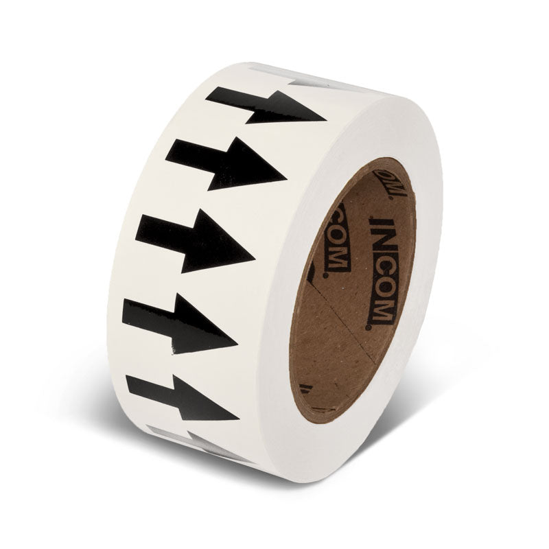 Pipe Marker Adhesive Directional Flow Arrows on a roll (108 ft)