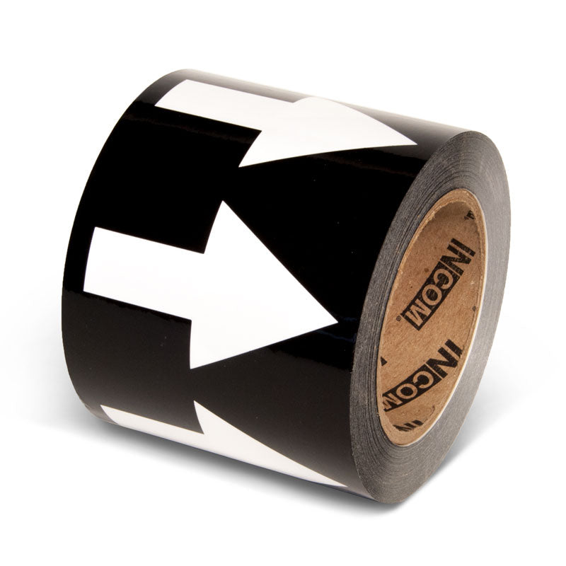 Pipe Marker Adhesive Directional Flow Arrows on a roll (108 ft)