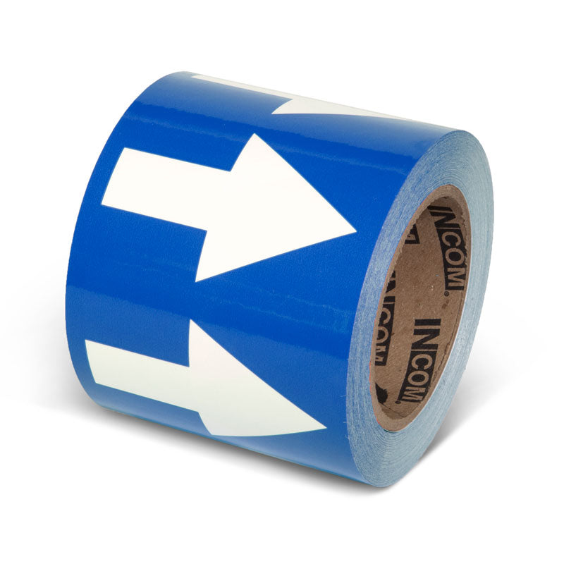 Pipe Marker Adhesive Directional Flow Arrows on a roll (108 ft)