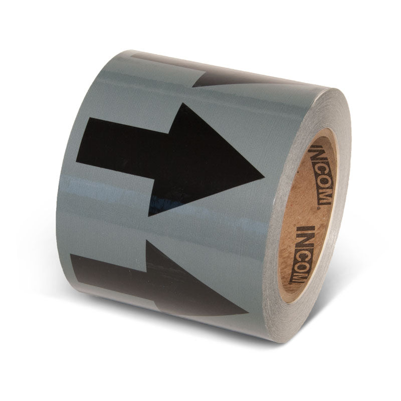 Pipe Marker Adhesive Directional Flow Arrows on a roll (108 ft)