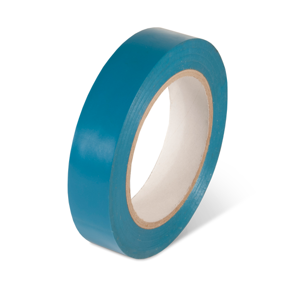 PST124XL Light Blue Extra Long Warehouse Conformable Adhesive Floor Marking Tape (1 in x 180 ft)