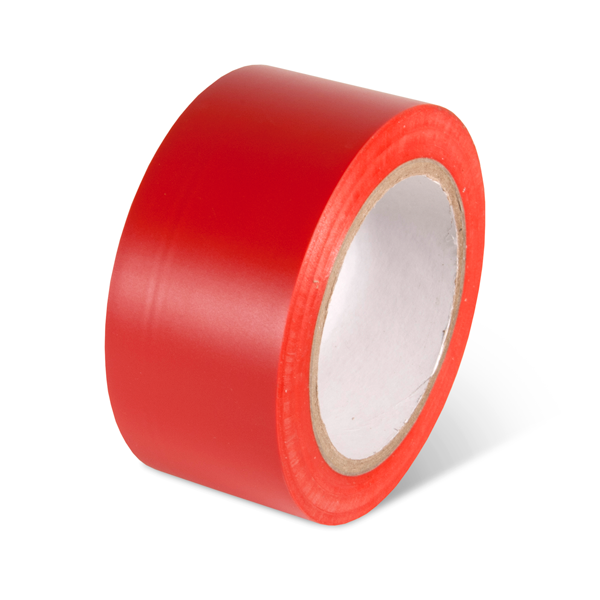 PST212XL Red Extra Long Warehouse Conformable Adhesive Floor Marking Tape (2 in x 180 ft)