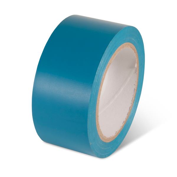 PST224XL Light Blue Extra Long Warehouse Conformable Adhesive Floor Marking Tape (2 in x 180 ft)