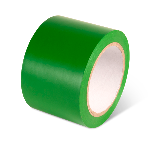 PST311XL Green Extra Long Warehouse Conformable Adhesive Floor Marking Tape (3 in x 180 ft)