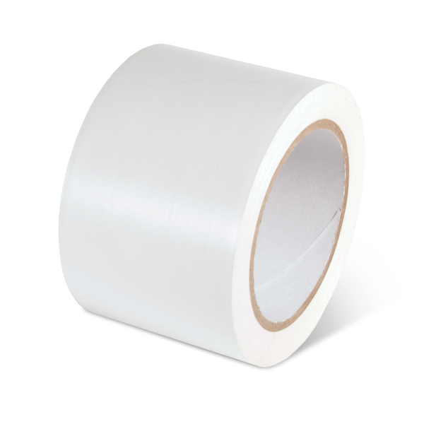 PST313XL White Extra Long Warehouse Conformable Adhesive Floor Marking Tape (3 in x 180 ft)