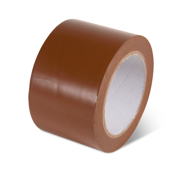 PST317XL Brown Extra Long Warehouse Conformable Adhesive Floor Marking Tape (3 in x 180 ft)