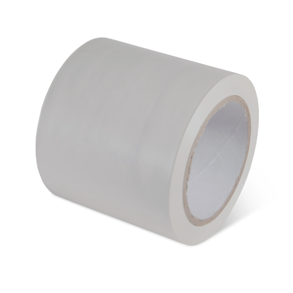 PST416XL Gray Extra Long Warehouse Conformable Adhesive Floor Marking Tape (4 in x 180 ft)