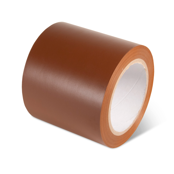 PST417XL Brown Extra Long Warehouse Conformable Adhesive Floor Marking Tape (4 in x 180 ft)