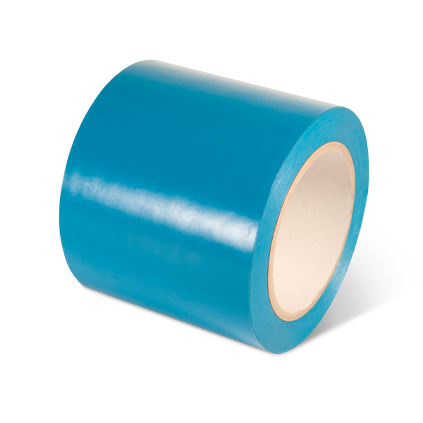 PST424XL Light Blue Extra Long Warehouse Conformable Adhesive Floor Marking Tape (4 in x 180 ft)