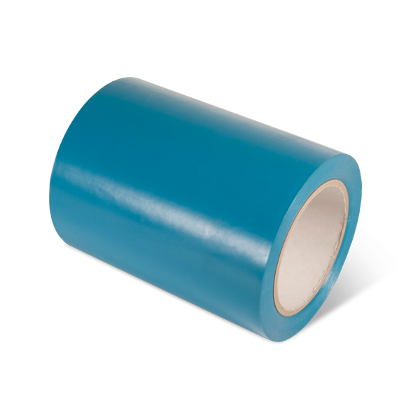 PST624XL Light Blue Extra Long Warehouse Conformable Adhesive Floor Marking Tape (6 in x 180 ft)