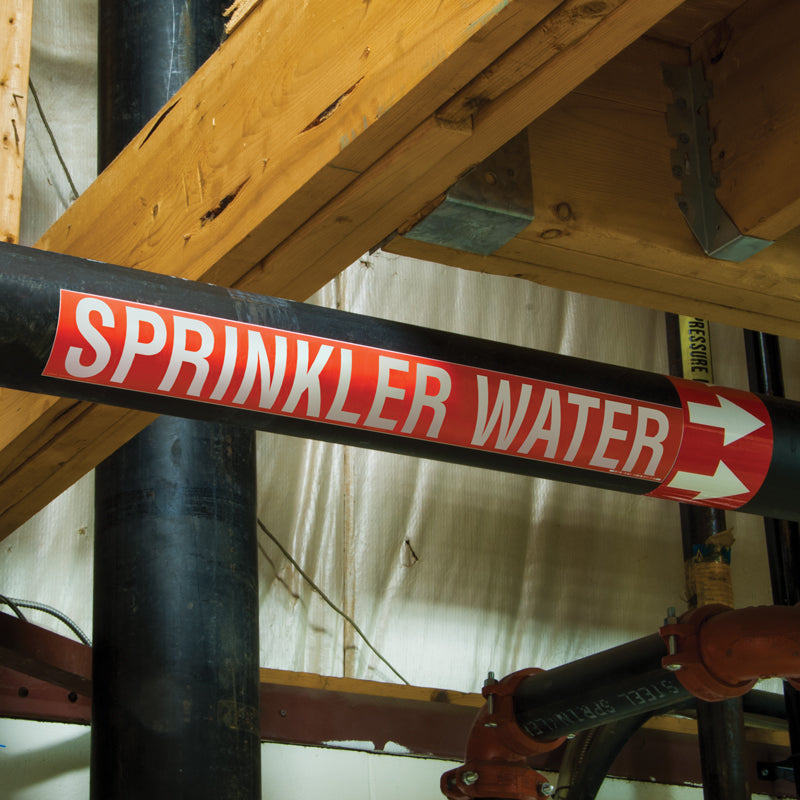 Pipe Marker Adhesive Directional Flow Arrows on a roll (108 ft)