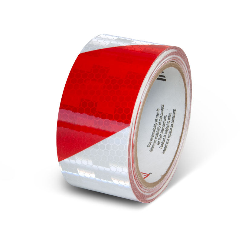 Prismatic Hazard Stripe Engineer Grade Reflective Adhesive Tape (30 ft)