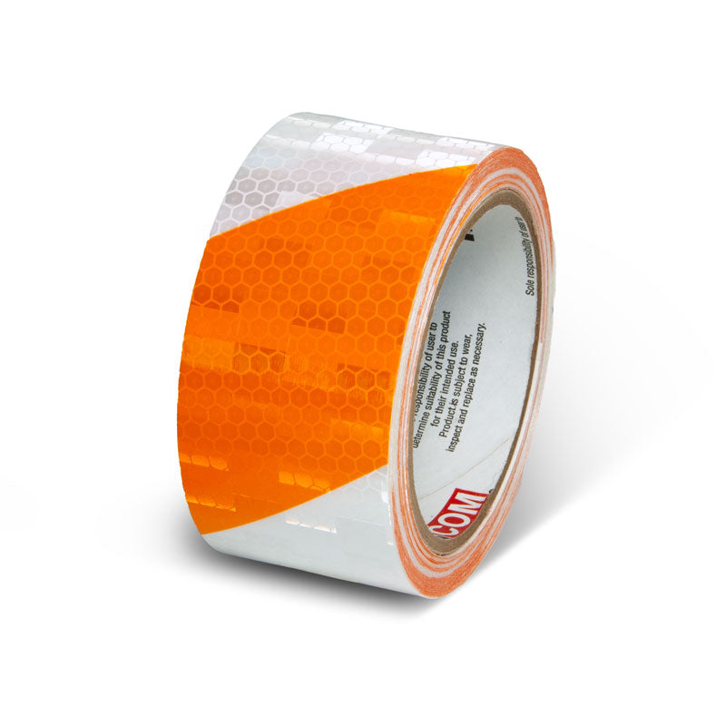 Prismatic Hazard Stripe Engineer Grade Reflective Adhesive Tape (30 ft)