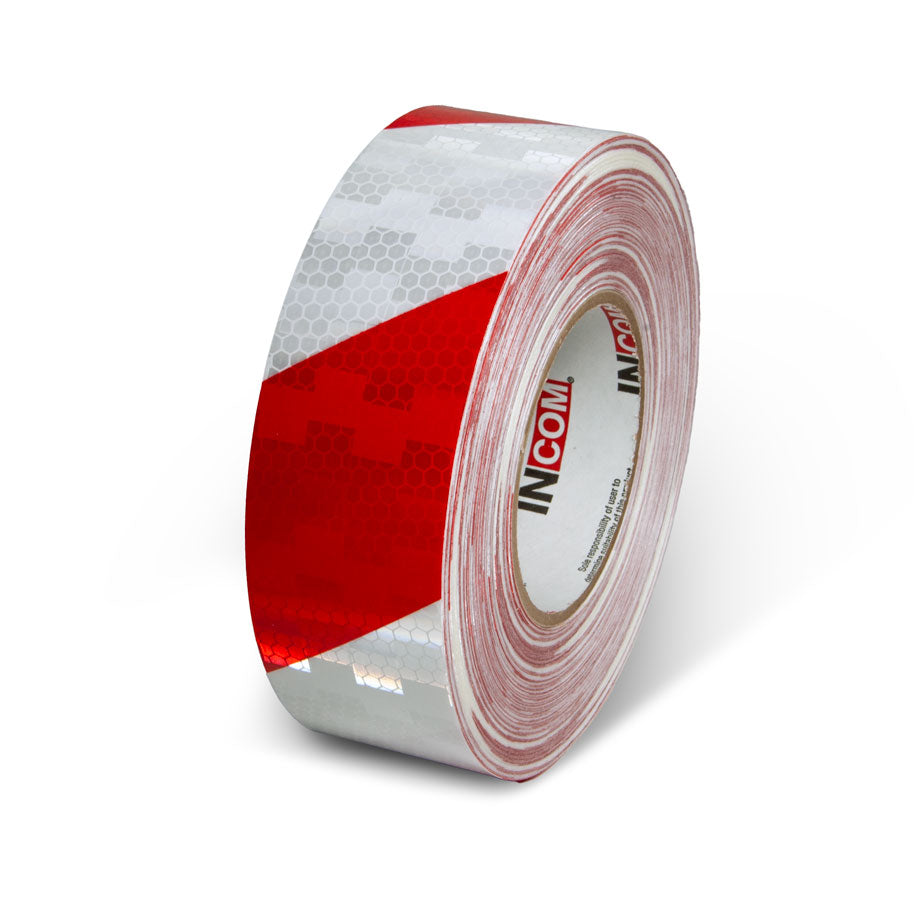 Prismatic Hazard Stripe Engineer Grade Reflective Adhesive Tape (150 ft)