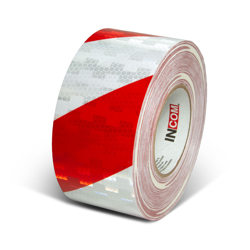 Prismatic Hazard Stripe Engineer Grade Reflective Adhesive Tape (150 ft)
