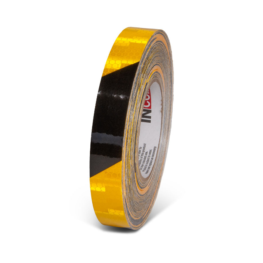 Prismatic Hazard Stripe Engineer Grade Reflective Adhesive Tape (150 ft)