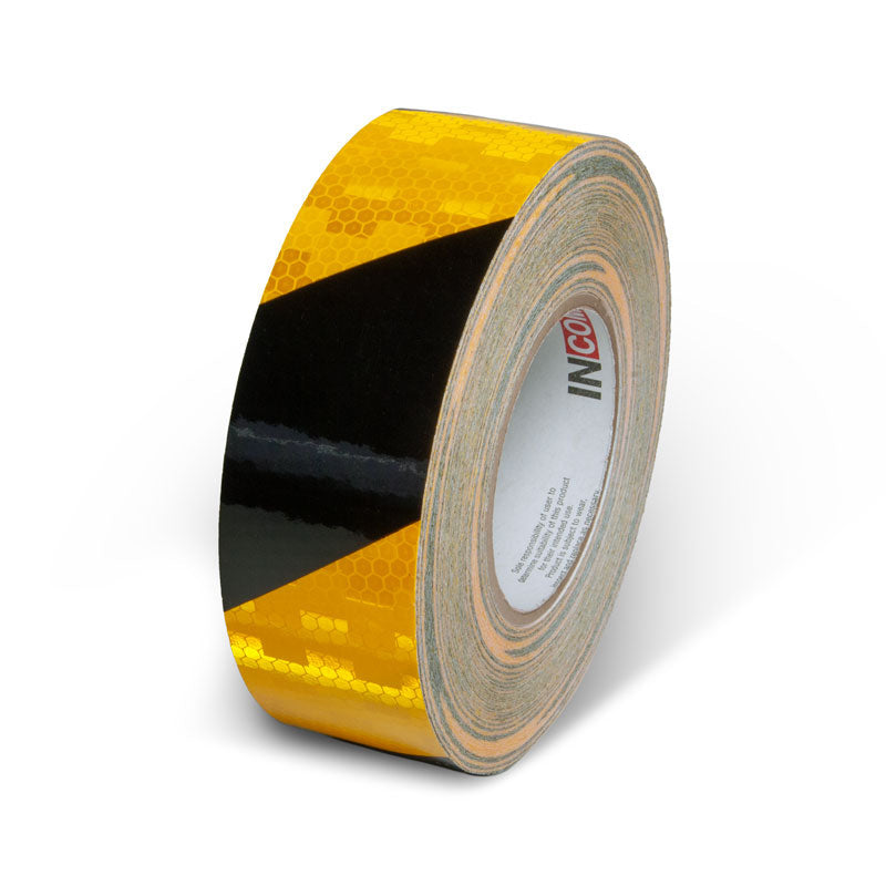 Prismatic Hazard Stripe Engineer Grade Reflective Adhesive Tape (150 ft)