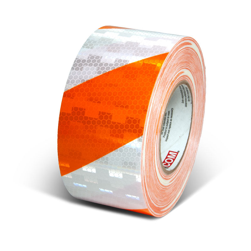 Prismatic Hazard Stripe Engineer Grade Reflective Adhesive Tape (150 ft)